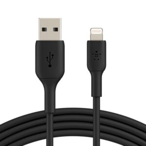 Cable lightning a usb tipo a belkin 1m -  macho - macho -  negro