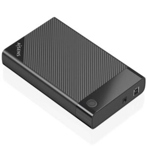 Caja Externa para Disco Duro de 3.5' Aisens ASE-3529B/ USB 3.1/ Sin tornillos
