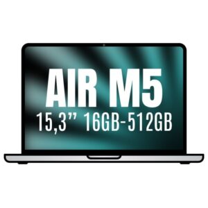 Apple Macbook Air 15,3'/ M5 10-Core CPU/ 16GB/ 512GB SSD/ 10-Core GPU/ Plata