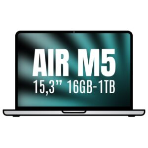 Apple Macbook Air 15,3'/ M5 10-Core CPU/ 16GB/ 1TB SSD/ 10-Core GPU/ Plata