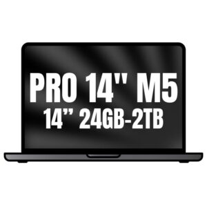 Apple Macbook Pro 14'/ M5 Pro 18-Core CPU/ 24GB/ 2TB SSD/ 20-Core GPU/ Negro Espacial