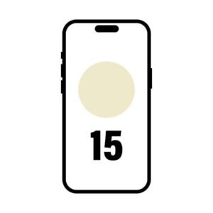 Smartphone Apple iPhone 15 128GB/ 6.1'/ 5G/ Amarillo