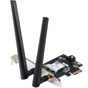 Tarjeta de Red Inalámbrica-PCI Express Asus PCE-BE6500/ 6500Mbps/ 2.4/5/6GHz