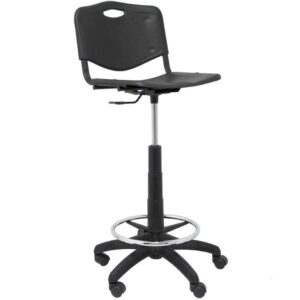 Taburete Piqueras y Crespo Robledo PVC T26GNI840RN/ Negro