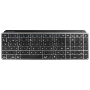 Teclado Compacto Inalámbrico Mars Gaming MK-SILENKEYS/ Negro