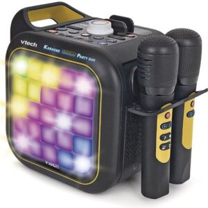 Altavoz con Bluetooth Vtech Karaoke light party Duo Golden edition/ Incluye 2 microfonos