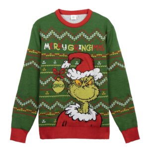 Jersey punto navideño Grinch