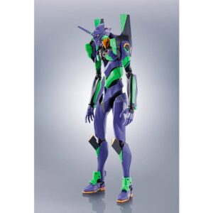 Figura Evangelion Test Type-01 + Spear of Cassius Renewal Color Edition Reissue Robot Spirits Evangelion: 3.0+1.0 Thrice Upon a Time 7cm