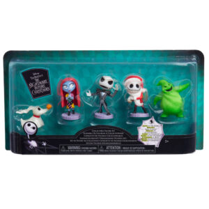 Blister 5 figuras Pesadilla Antes de Navidad Disney