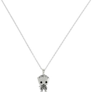 Colgante Groot Guardianes de la Galaxia Marvel plata