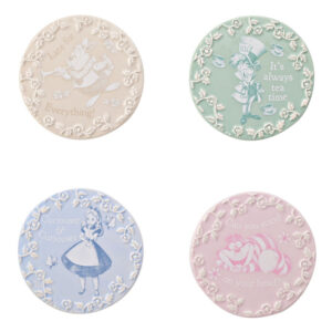 Set 4 posavasos Alicia en el Pais de las Maravillas Disney