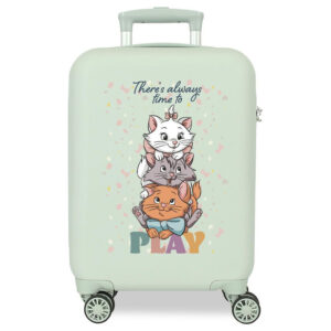 Maleta trolley ABS Time To Play Aristogatos Disney 50cm
