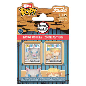 Blister 2 Bitty POP! Demon Slayer Inosuke & Zenitsu