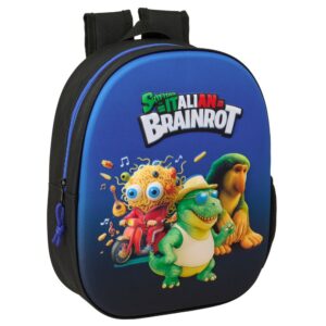 Mochila 3D Brainrot 23cm