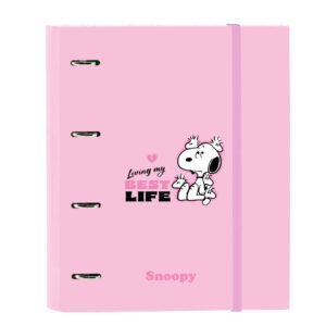 Carpeta A4 anillas Snoopy con recambio